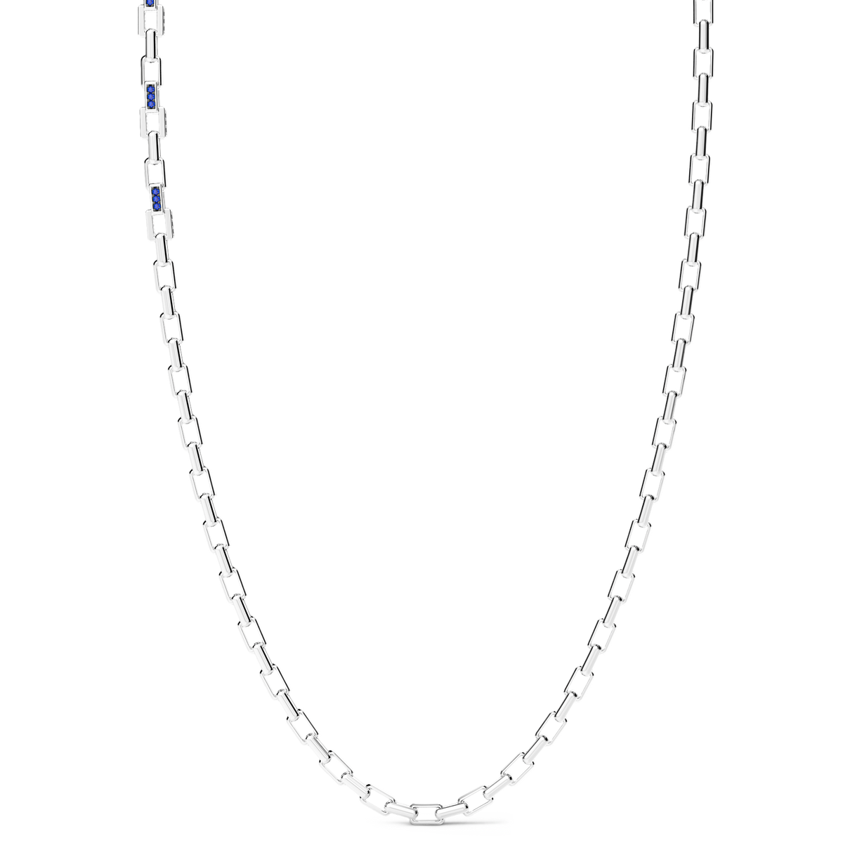 Sterling Silver Necklace with Natural Stones