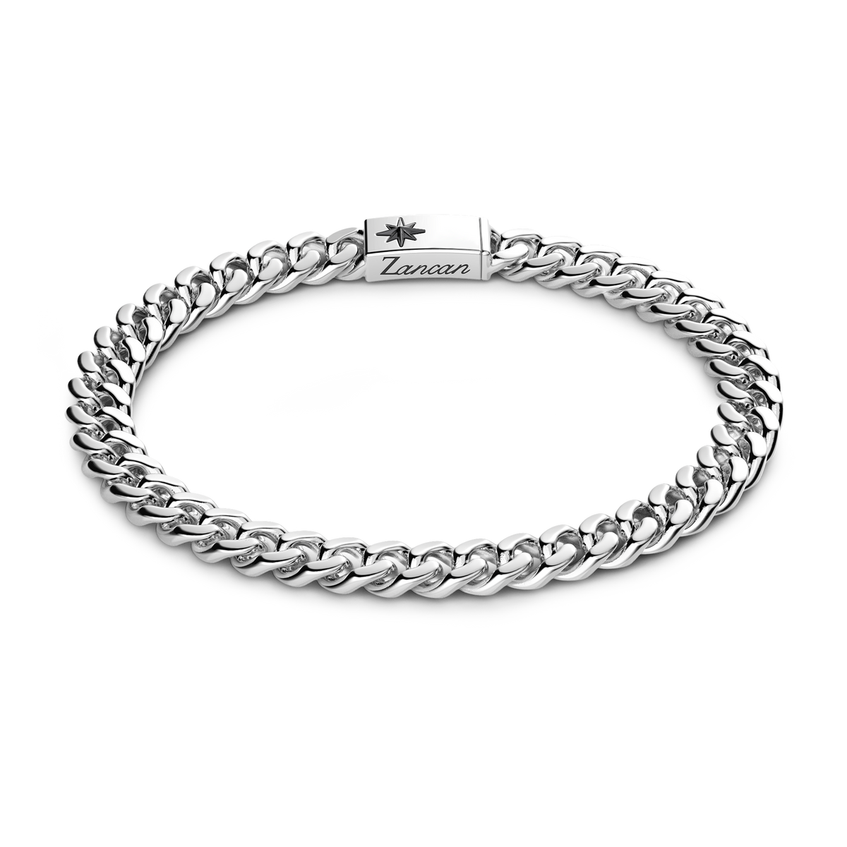 Silver Curb Chain Bracelet