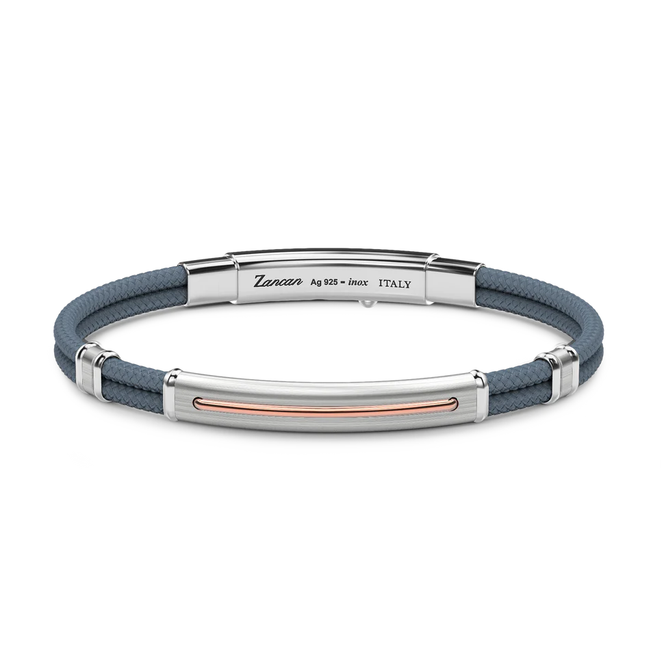 ZANCAN Gray Bracelet in Kevlar with Plate
