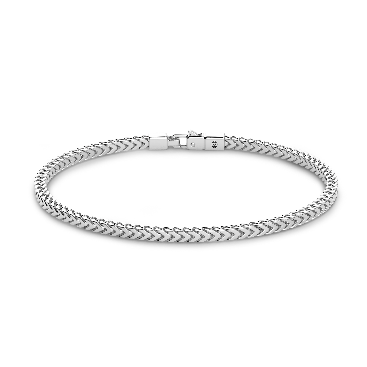 Silver link-only Bracelet