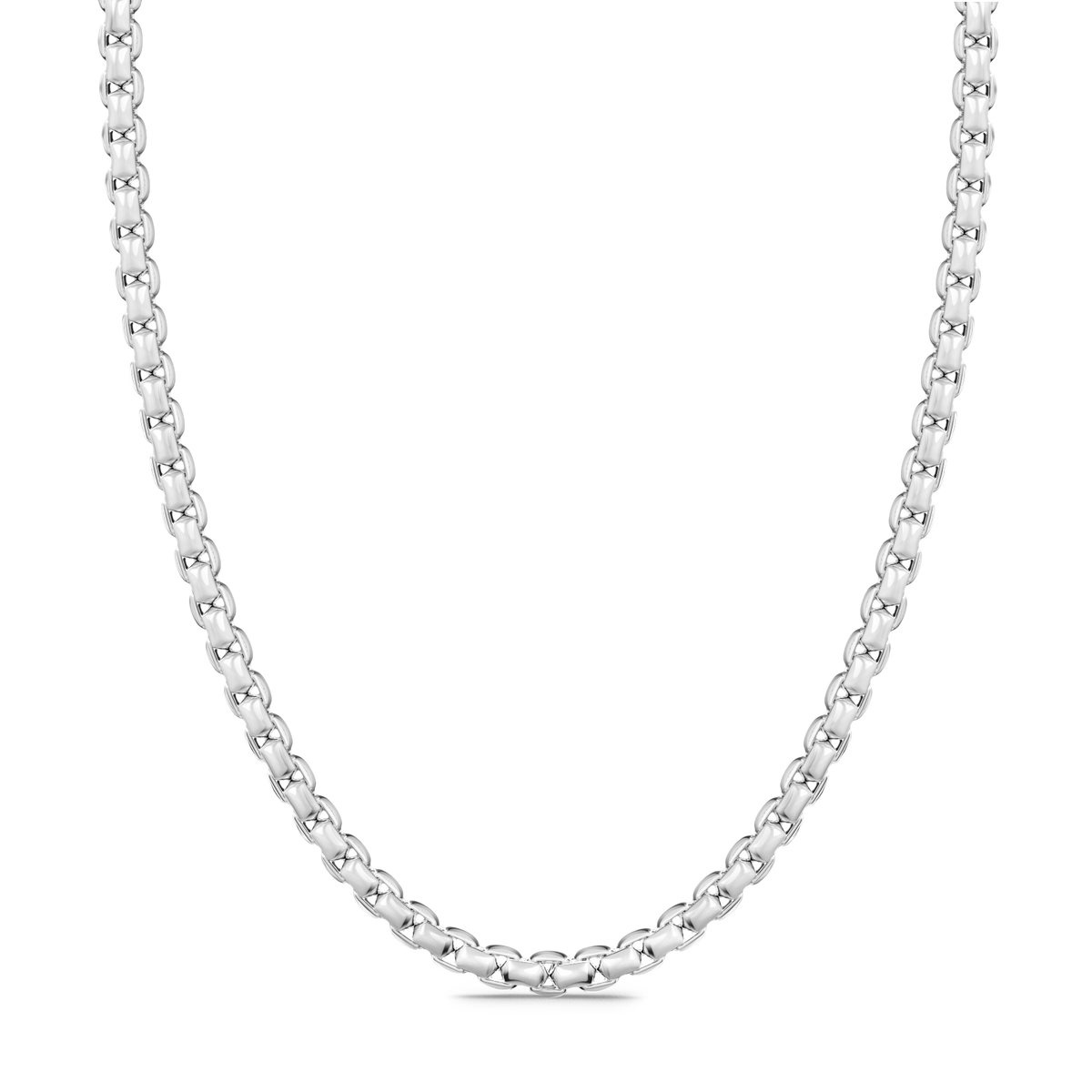 Silver Venetian link Necklace
