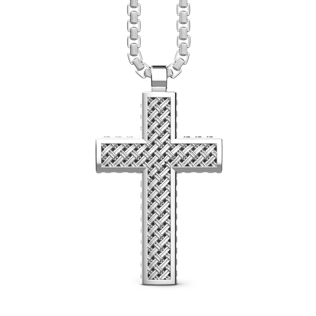 Zancan Silver Necklace with Cross Pendant