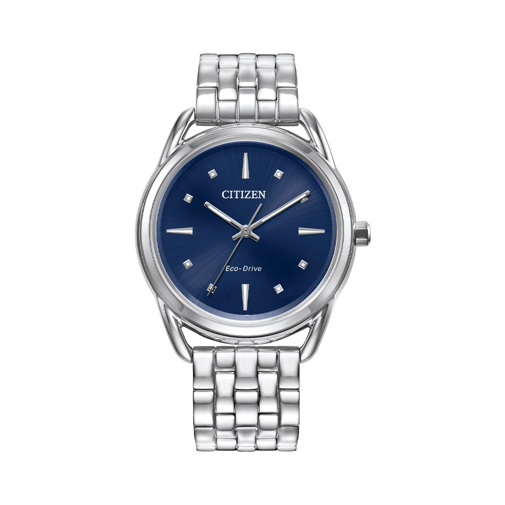 CITIZEN LAD ECO WR SS BRAC BLU FE7090-55L