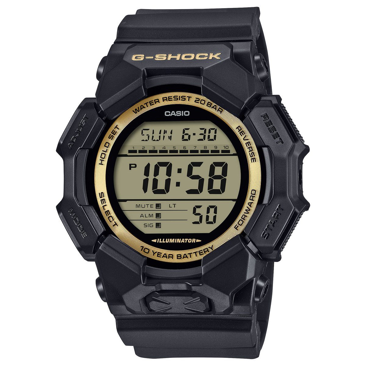 G-SHOCK DIGITAL GD-010 SERIES GD-010GB-1A9