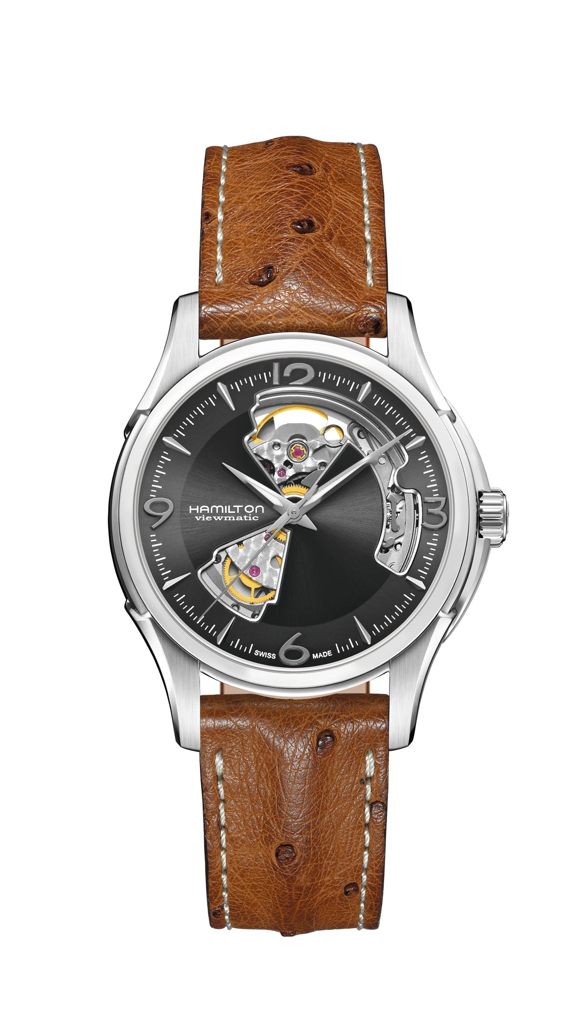 HAMILTON JAZZMASTER OPEN HEART AUTO H32565585