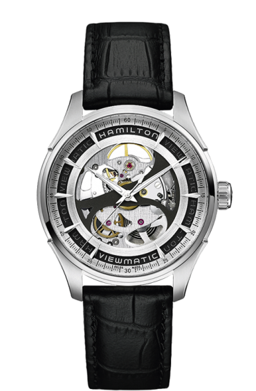 HAMILTON JAZZMASTER VIEWMATIC SKELETON GENT AUTO 40MM H42555751