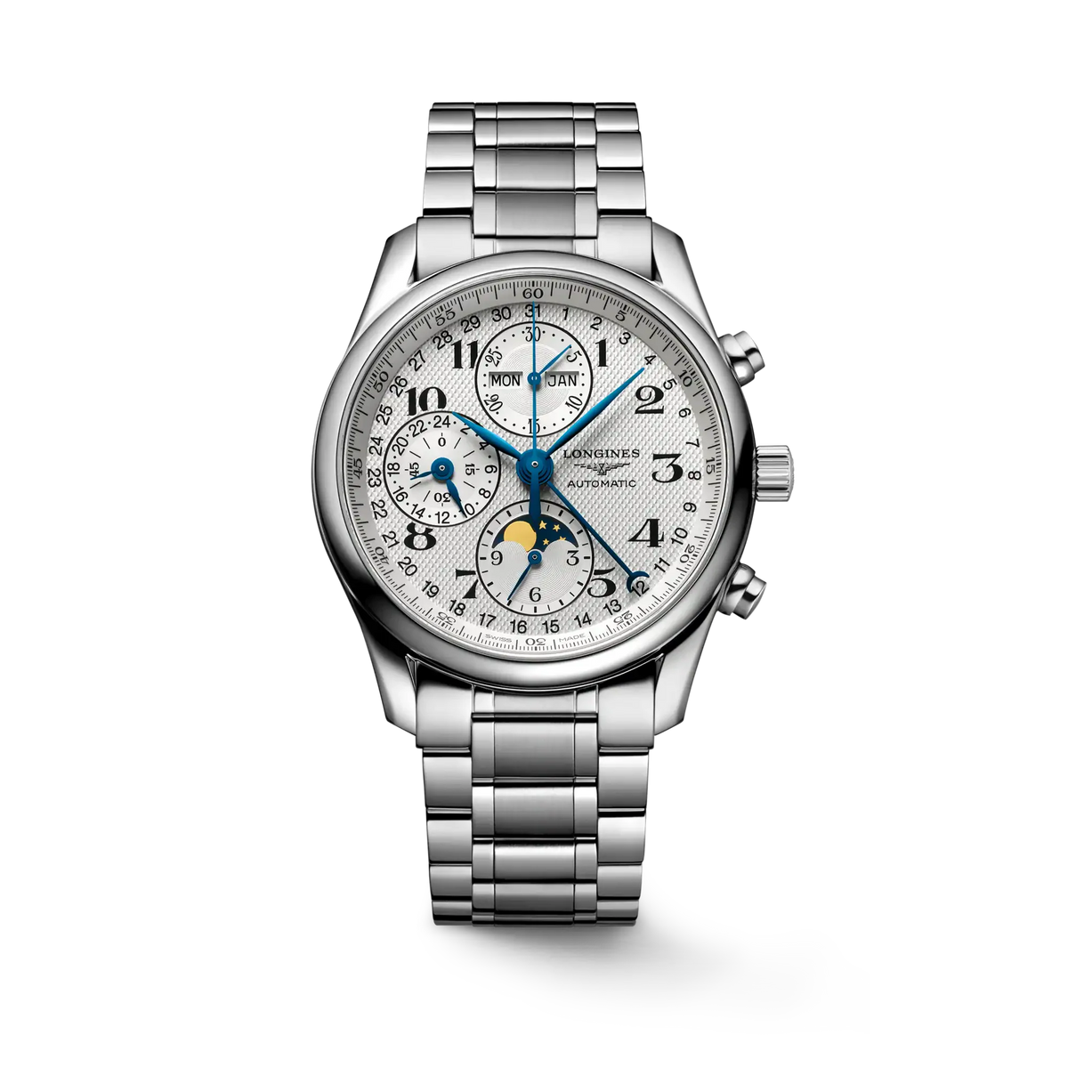 LONGINES MASTER COLLECTION 40MM CHRONOGRAPH WITH MOON PHASE L26734786