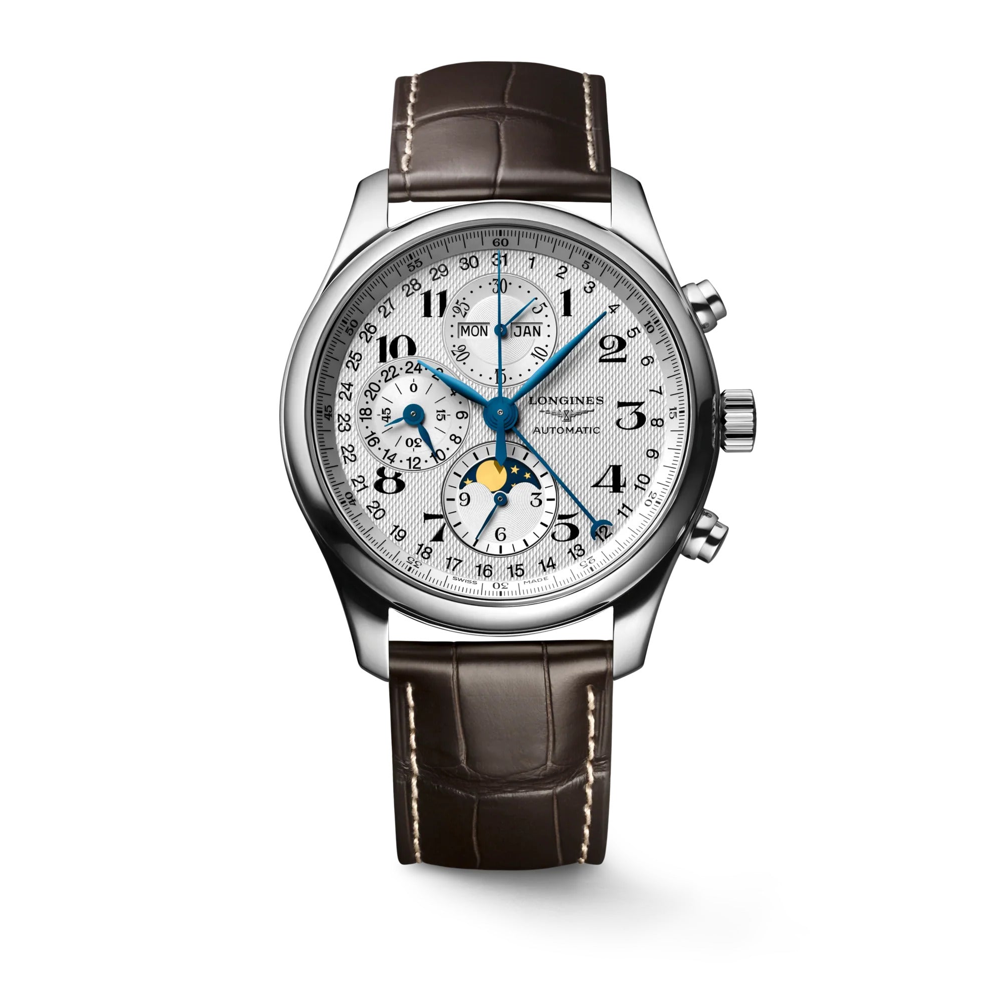 LONGINES MASTER COLLECTION 42MM CHRONOGRAPH WITH MOON PHASE