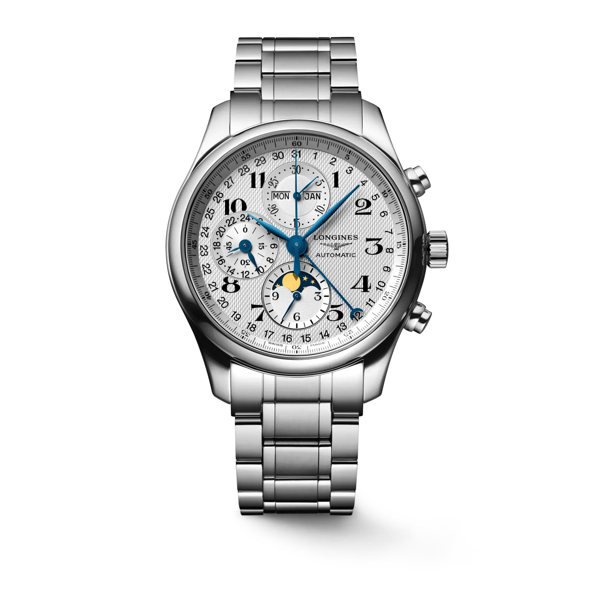 LONGINES MASTER COLLECTION 42MM CHRONOGRAPH WITH MOON PHASE