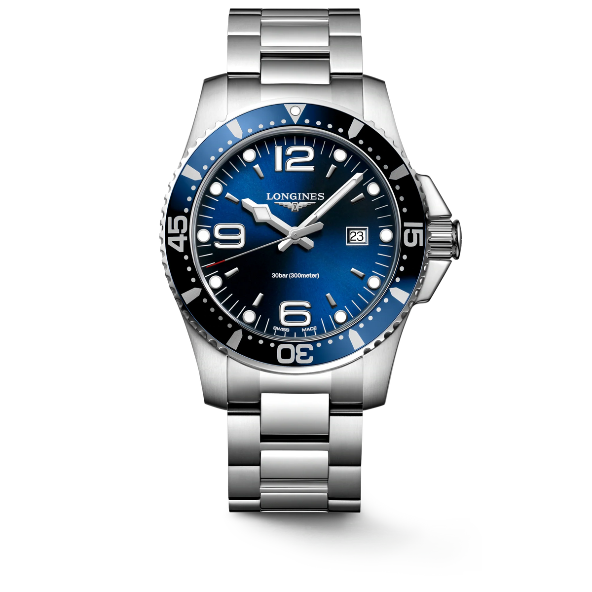 LONGINES HYDROCONQUEST 44MM BLUE DIAL DIVING WATCH L38404966