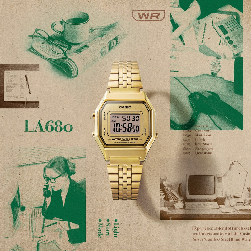 CASIO VINTAGE LA680WGA-9