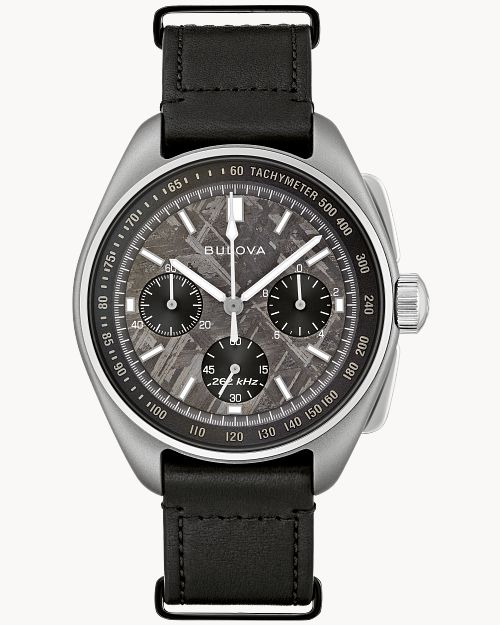 BULOVA LUNAR PILOT METEORITE 96A312