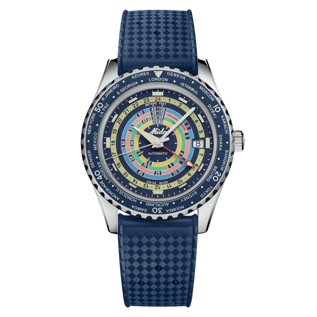 Mido Ocean Star Decompression World Timer M0268291704100