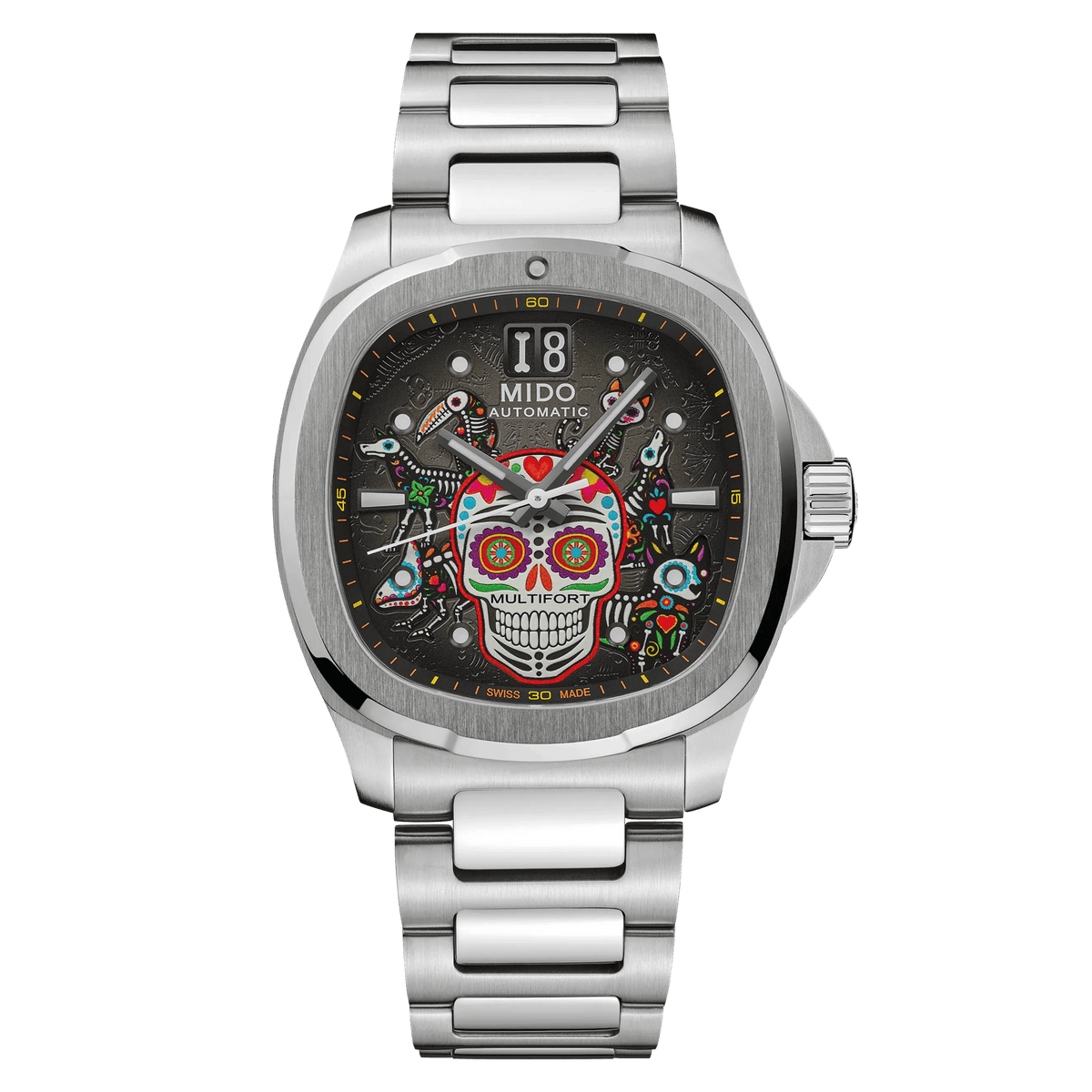 Mido Multifort TV Big Date Alebrijes M049.526.11.081.02