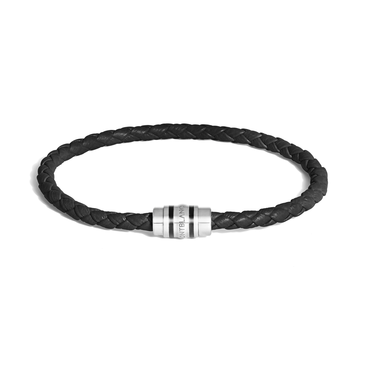 Montblanc 3 Rings Bracelet in Grain Leather MB222758