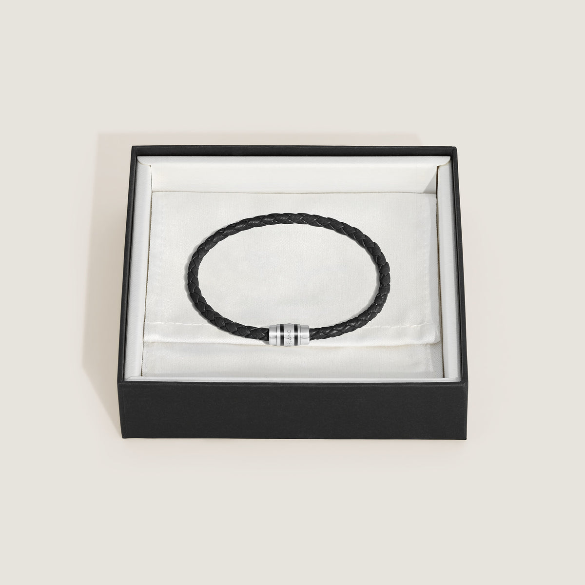 Montblanc 3 Rings Bracelet in Grain Leather MB222758