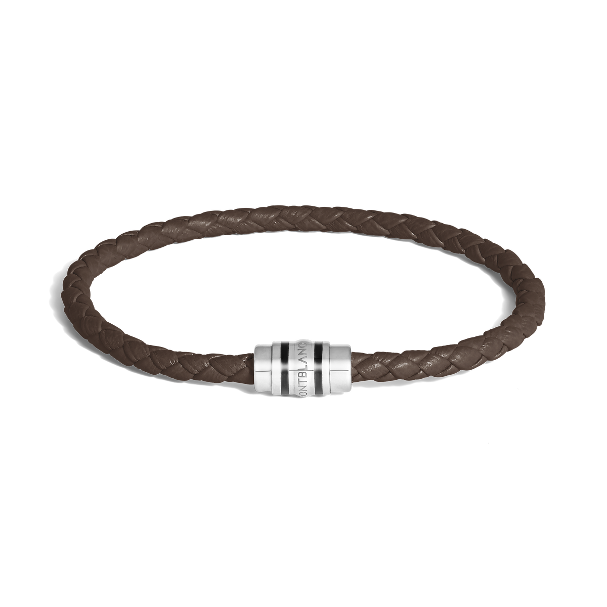 Montblanc 3 Rings Bracelet in Grain Leather MB222760