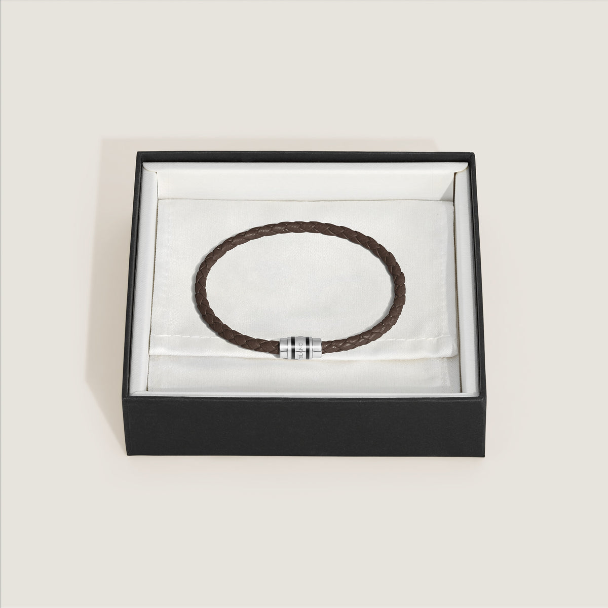 Montblanc 3 Rings Bracelet in Grain Leather MB222760
