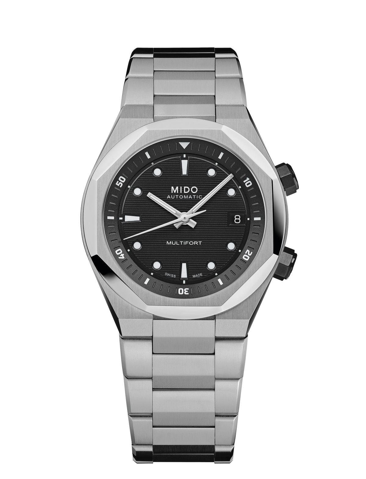 Mido Multifort 8 Two Crowns M0475071105100