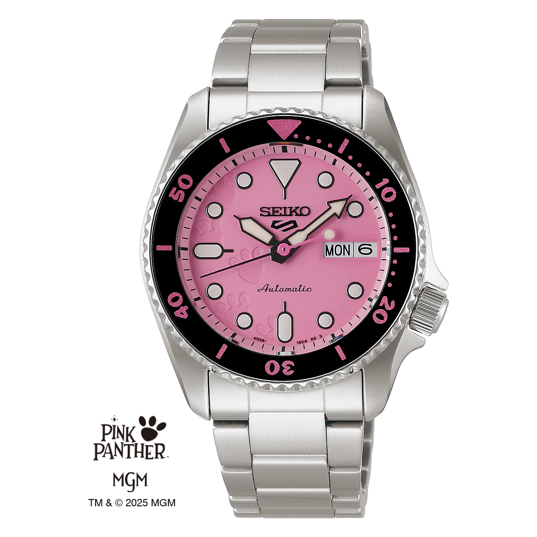 SEIKO 5 SPORTS PINK PANTHER LIMITED EDITION SRPM07