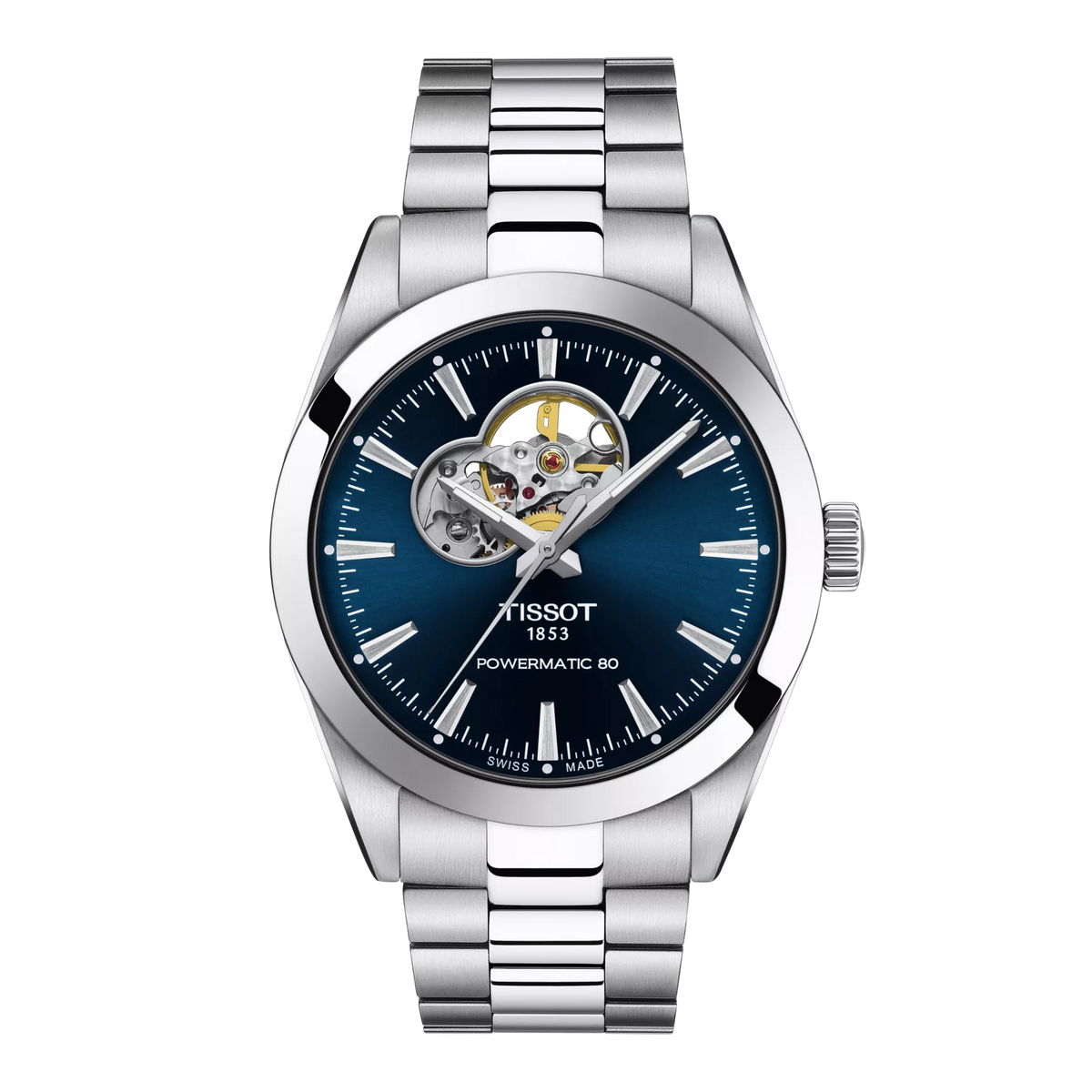 TISSOT Gentleman Powermatic 80 Open Heart T1274071104101