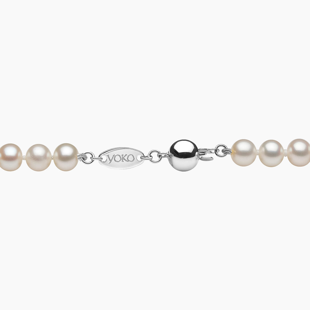 Classic 18K Gold Freshwater Pearl Necklace White Freshwater 6mm
