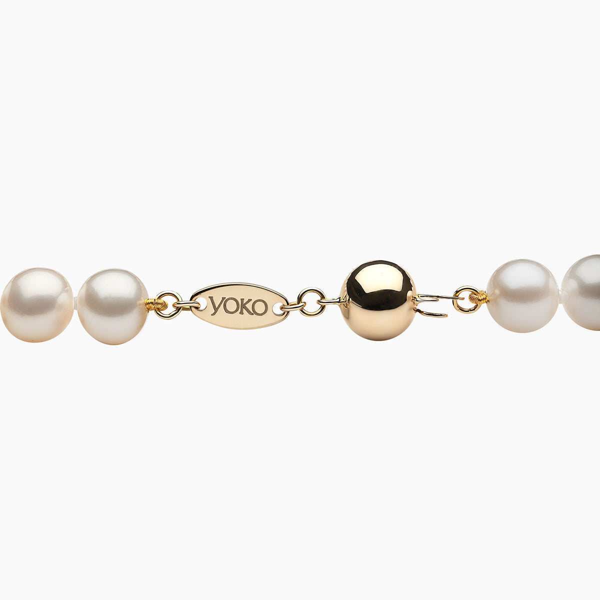 Classic 18K Gold Freshwater Pearl Bracelet White Freshwater 7mm