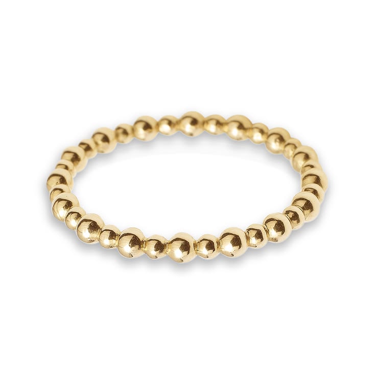 Miss Mimi Beaded Ring in Yellow