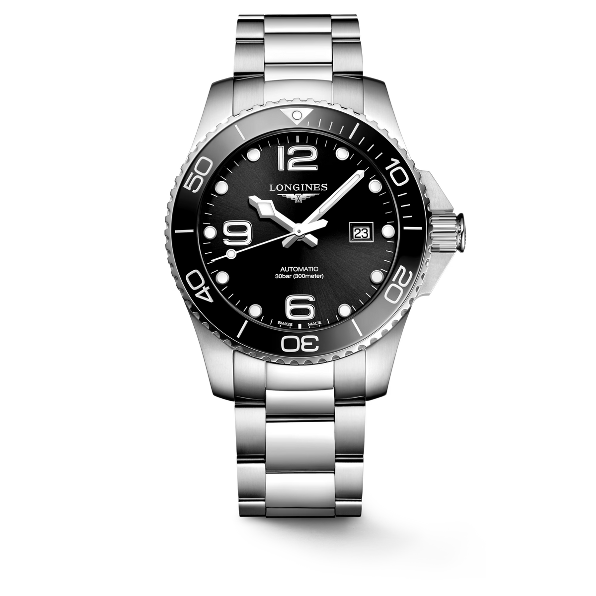 LONGINES HYDROCONQUEST CERAMIC 43MM AUTOMATIC DIVING WATCH