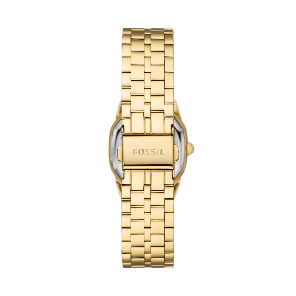 HARLOW THREE-HAND GOLD-TONE STAINLESS STEEL WATCH