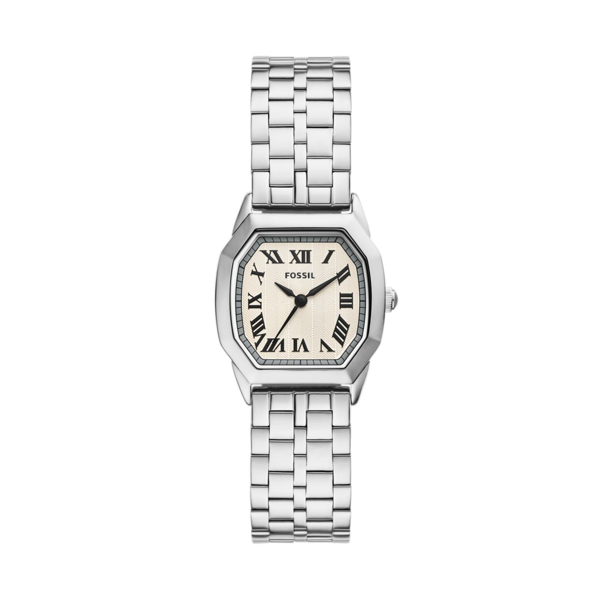 HARLOW THREE-HAND STAINLESS STEEL WATCH