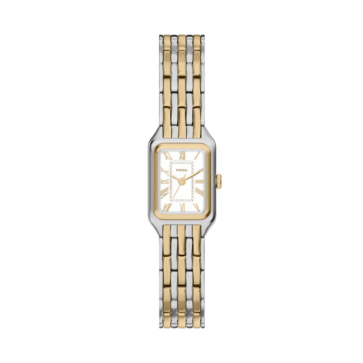 RAQUEL MINI THREE-HAND TWO-TONE STAINLESS STEEL WATCH