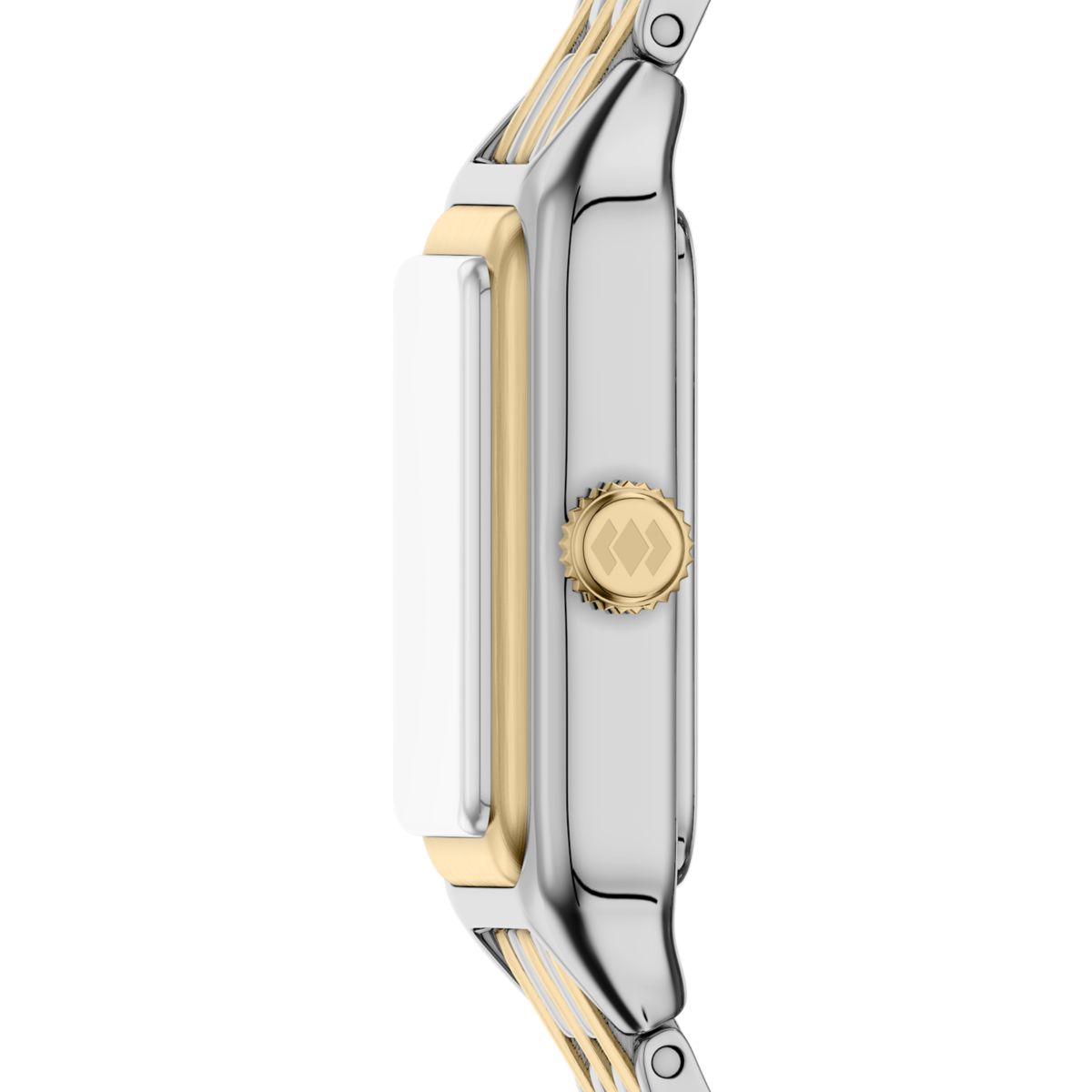 RAQUEL MINI THREE-HAND TWO-TONE STAINLESS STEEL WATCH