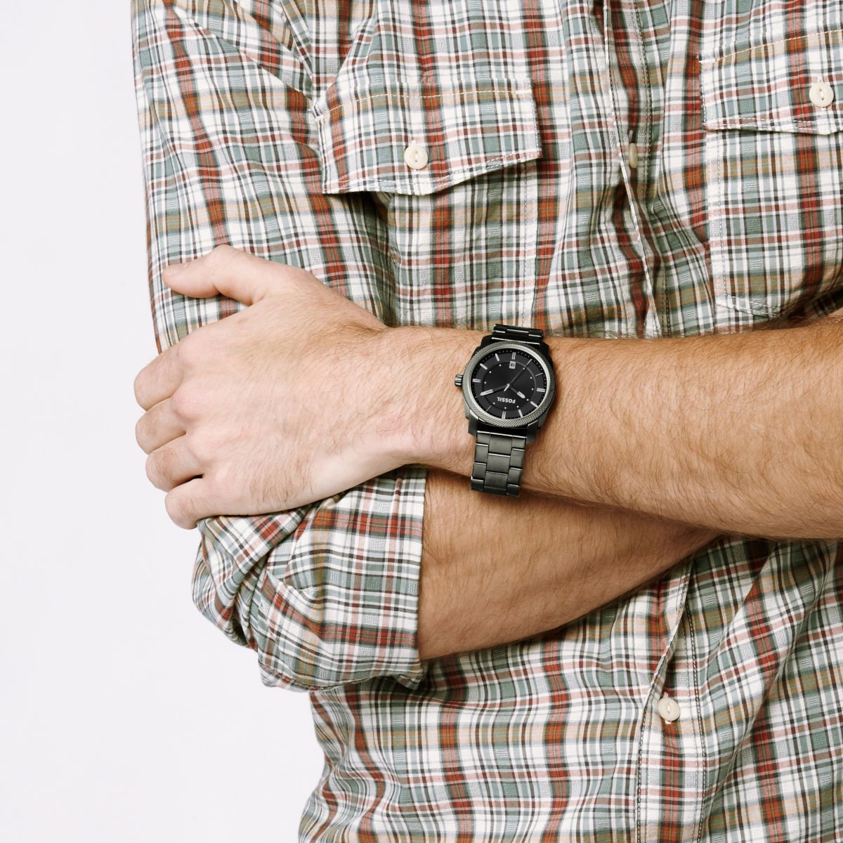 MACHINE SMOKE STAINLESS STEEL WATCH
