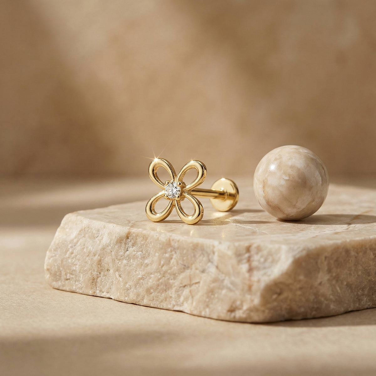 10K Yellow Gold Freshwater Pearl by the Yard Bracelet