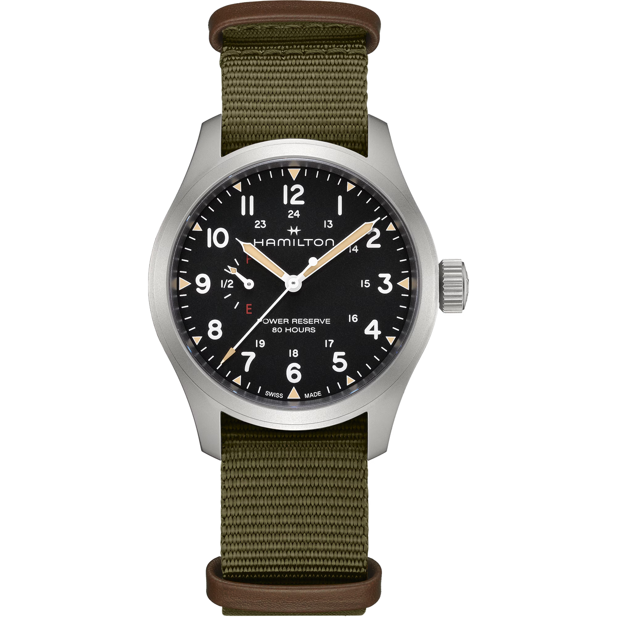 Khaki Field Mechanical Power Reserve 40 mm - H69509930