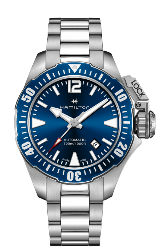 HAMILTON KHAKI NAVY FROGMAN AUTO 42MM H77705145
