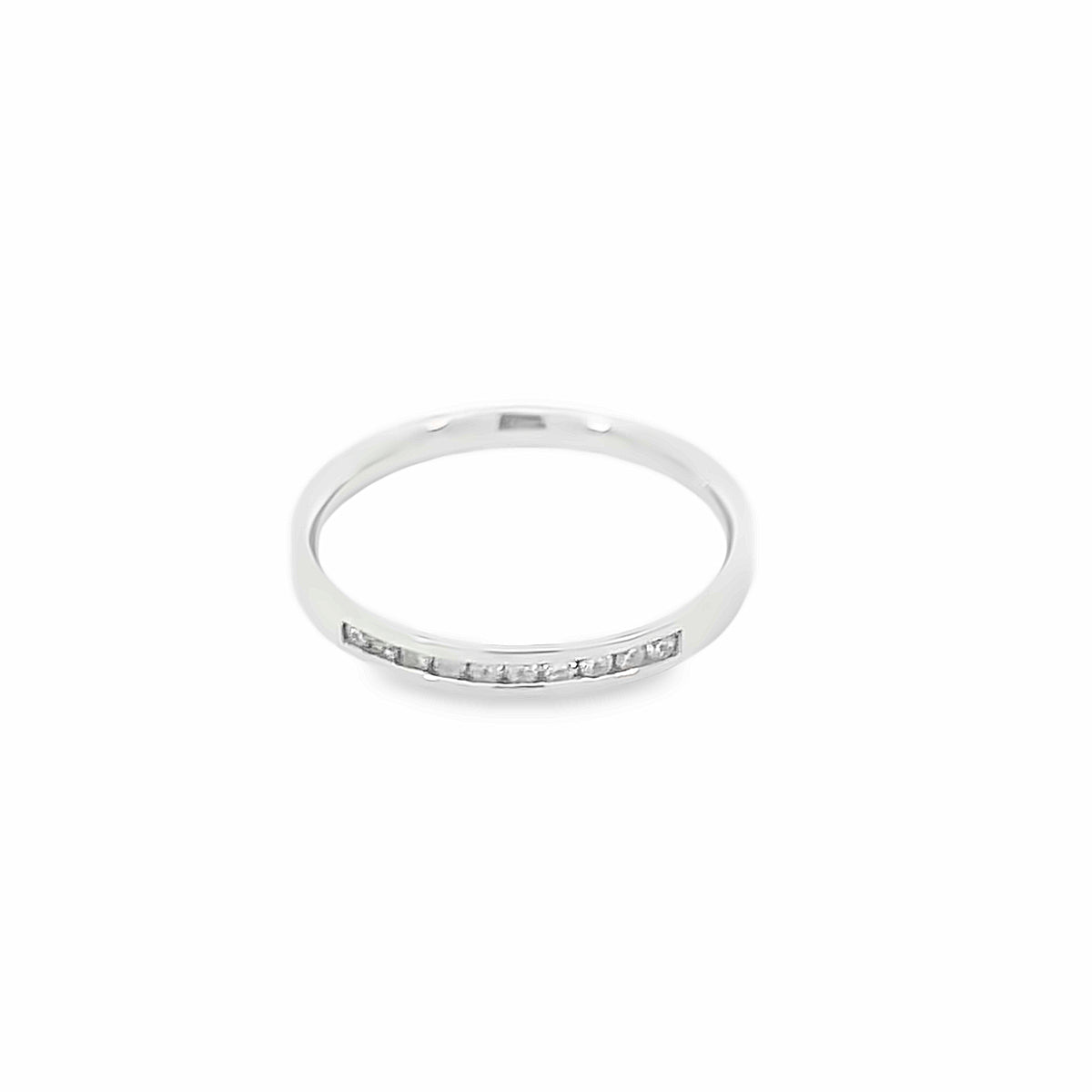 DIAMOND WEDDING BAND 10KW WHITE GOLD DIAMOND GBJ-070001