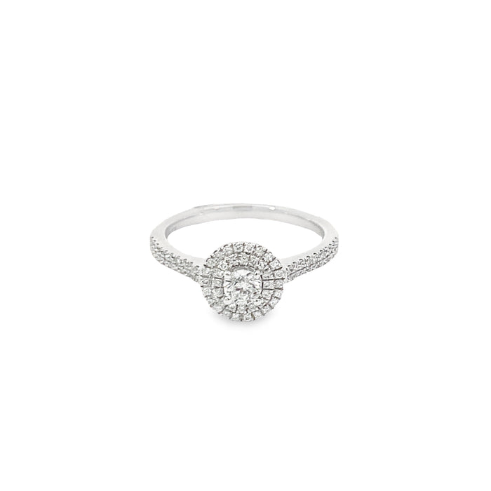 ENGAGEMENT RING 14KT DIAMOND WHITE GOLD GBJ-CI1993950