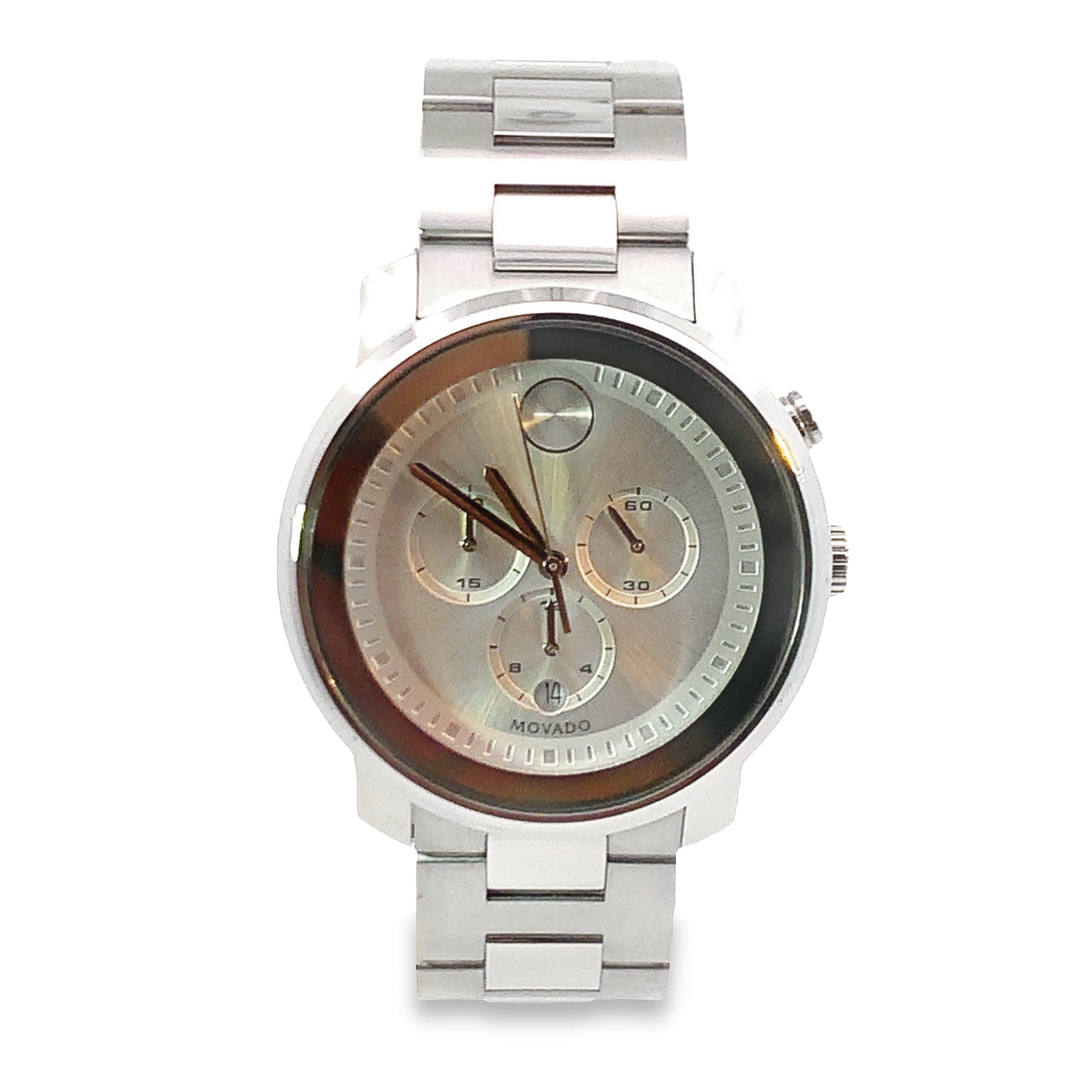 Movado bold silver mens hotsell