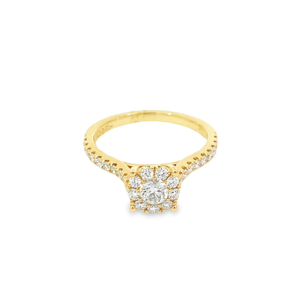 ENGAGEMENT RING 14KT DIAMOND GOLD GBJ-035223