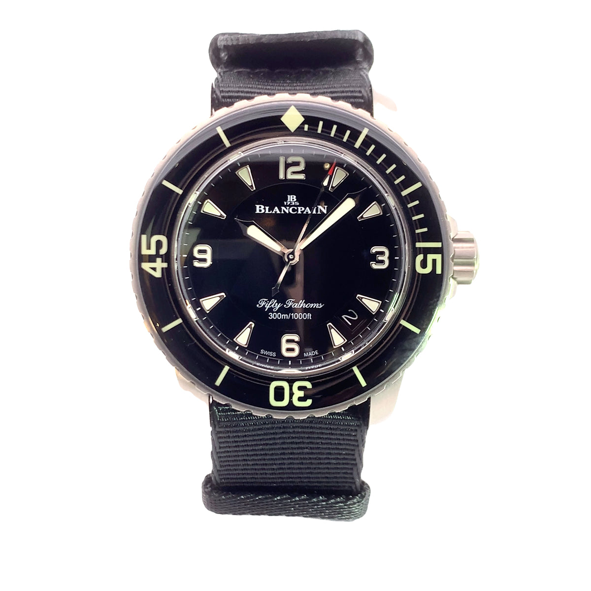 PRE-OWNED BLANCPAIN FIFTY FATHOMS 5015 12B30 NABA