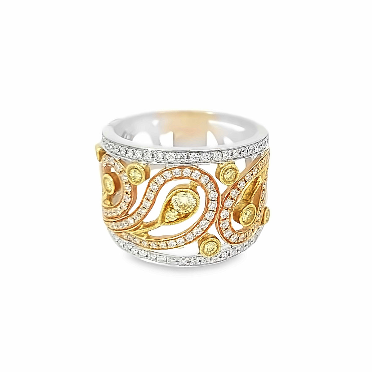 DIAMOND RINGS GEMSTONE 18KT DIAMOND WHITE GOLD GBJ-438510