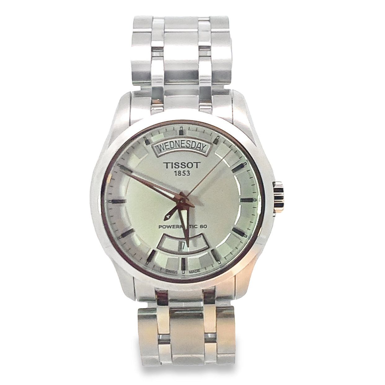 Tissot couturier best sale white dial