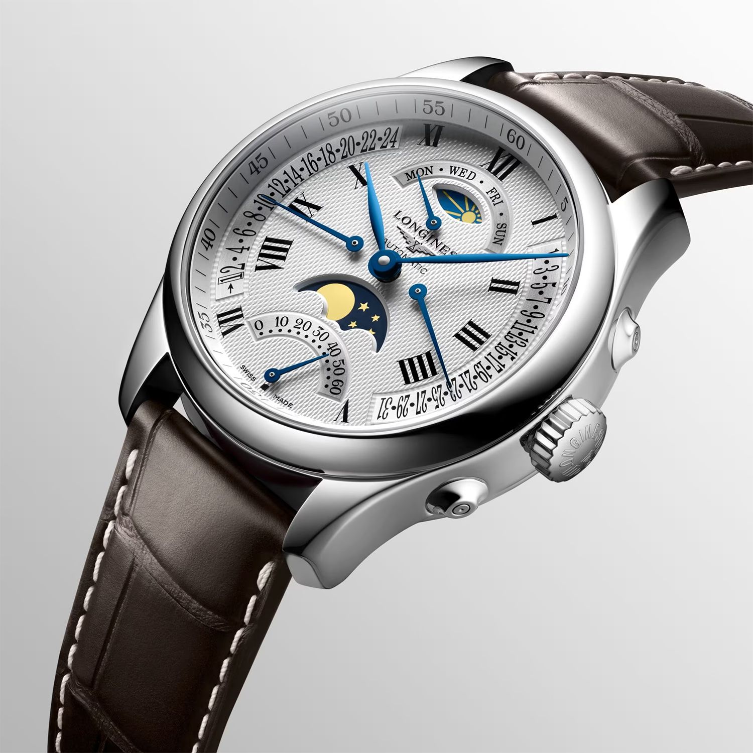 Longines on sale retrograde moonphase