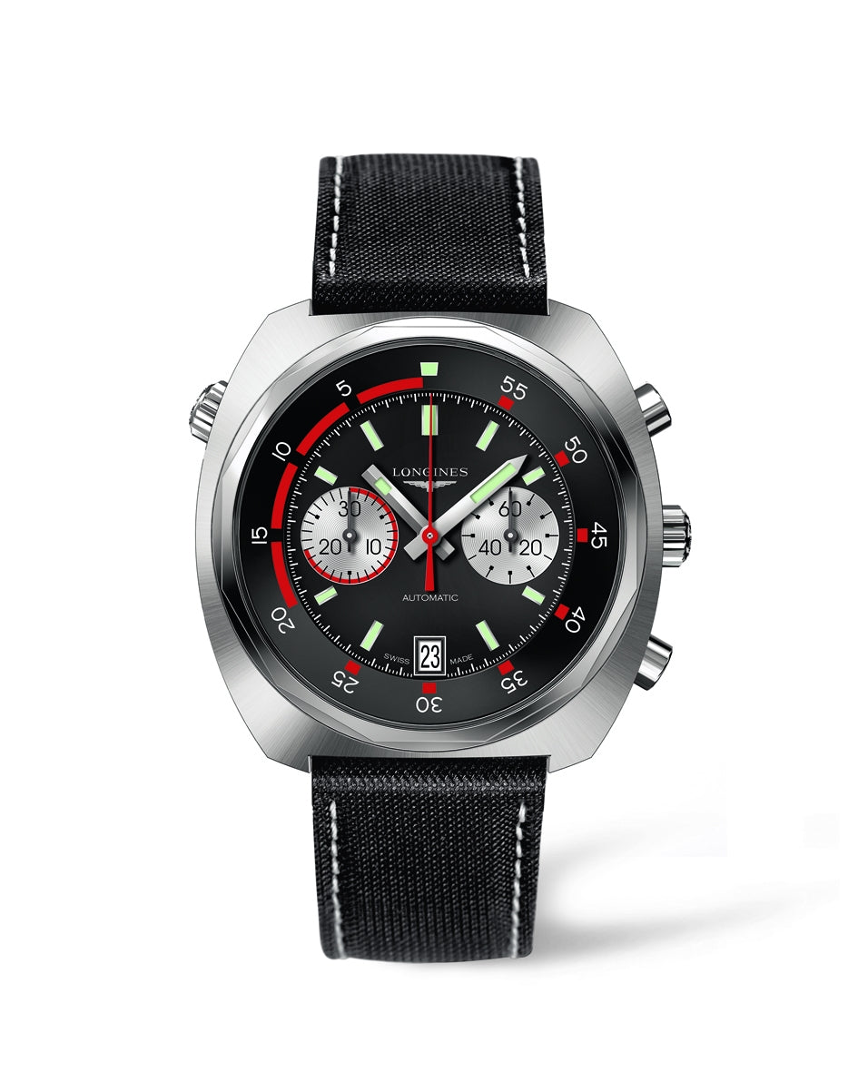 Pre-owned Longines Heritage Diver Chronograph L27964520