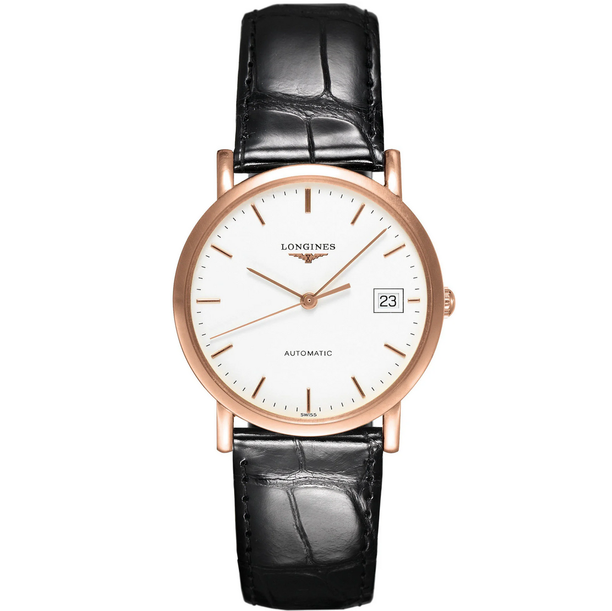 PRE-OWNED LONGINES ELEGANT 18KT ROSE GOLD L4.778.8.12.0