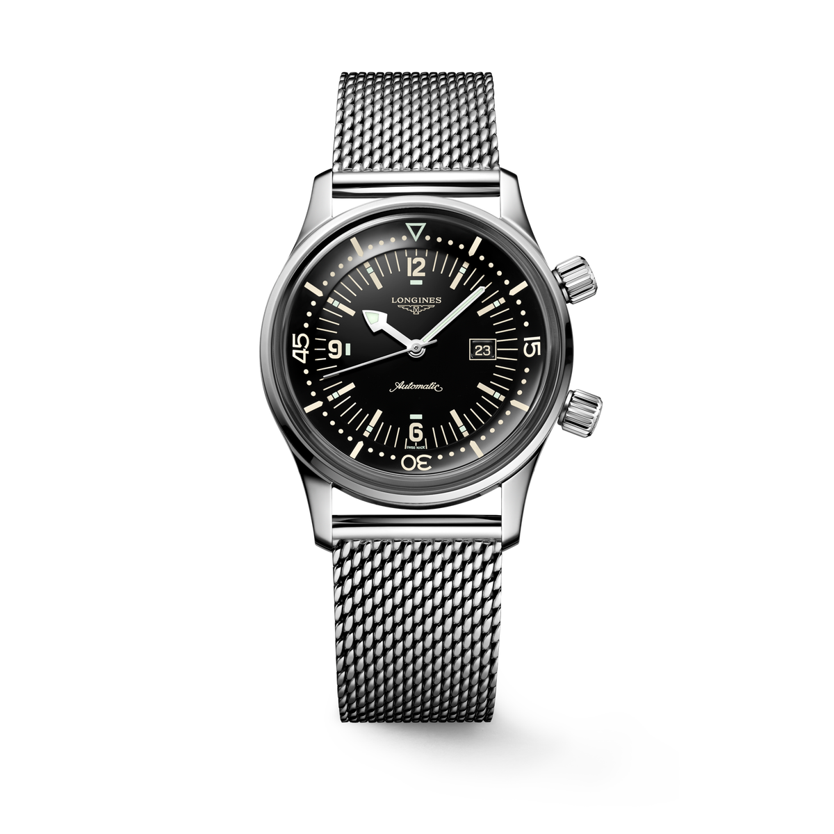LONGINES LEGEND DIVER 42MM AUTOMATIC WITH MILANESE L36744506