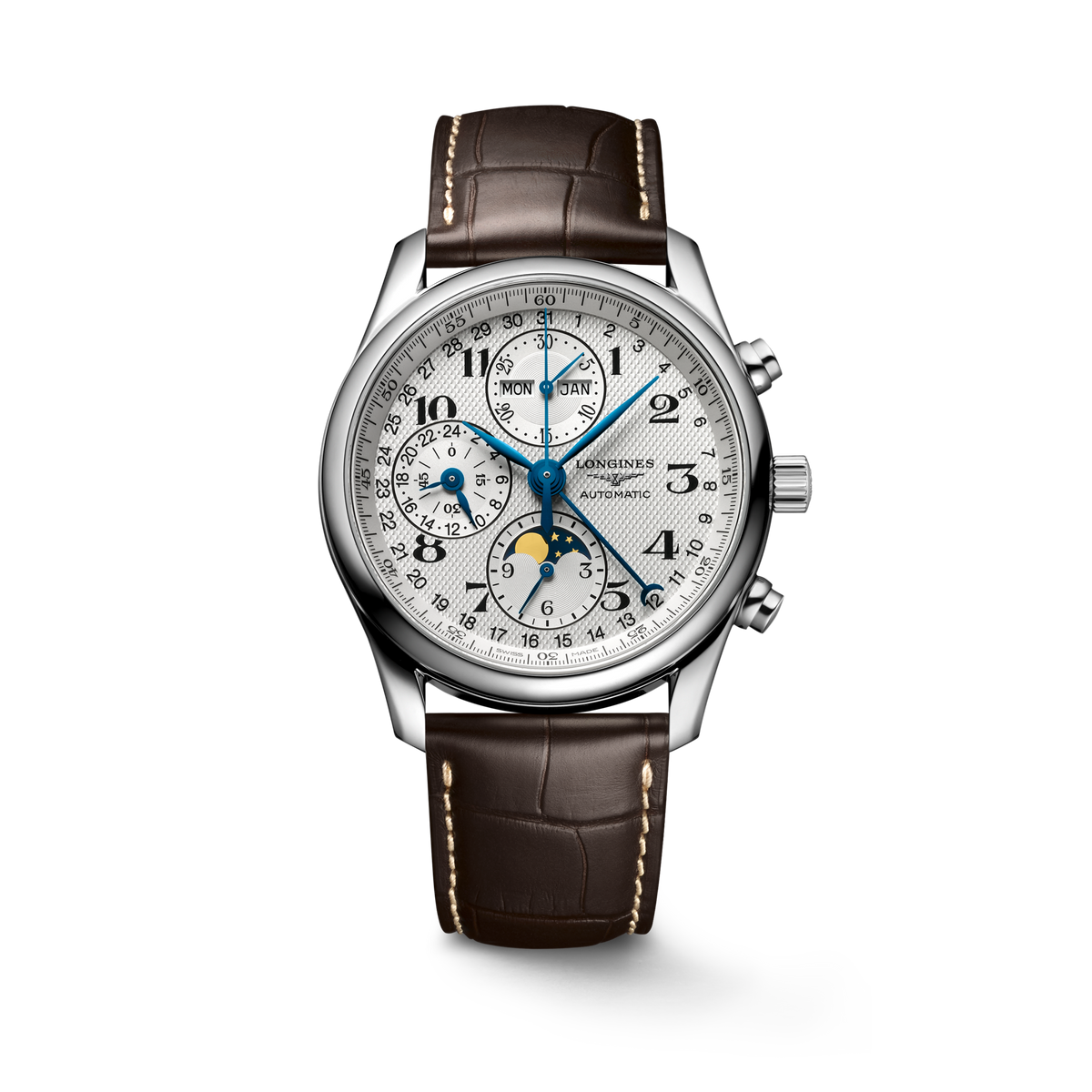 LONGINES MASTER COLLECTION 40MM CHRONOGRAPH WITH MOON PHASE L26734783