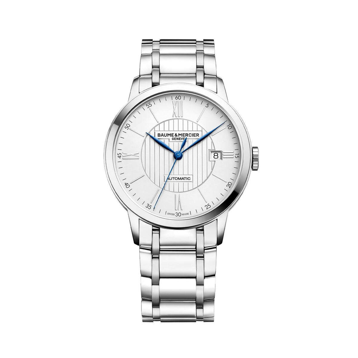 PRE-OWNER BAUME & MERCIER CLASSIMA AUTOMATIC 40 MM STAINLESS STEEL - M0A10215